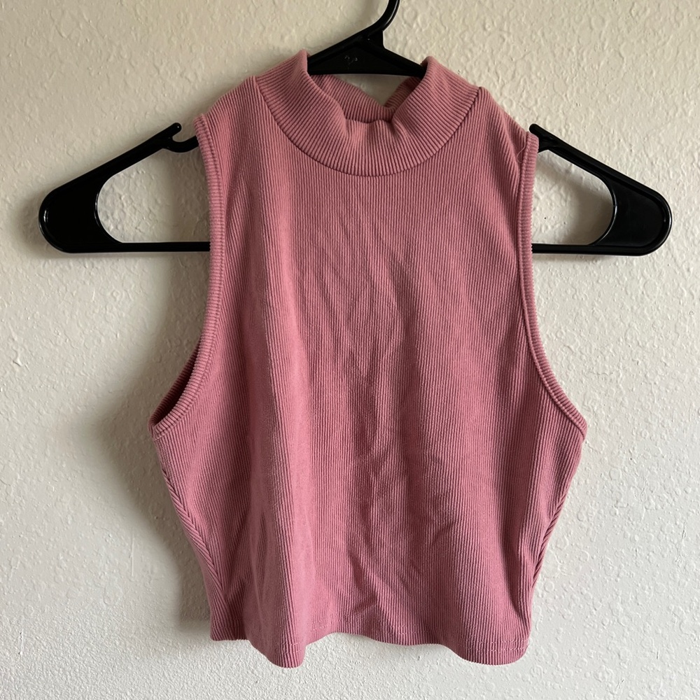 Pink Crop Top Tank